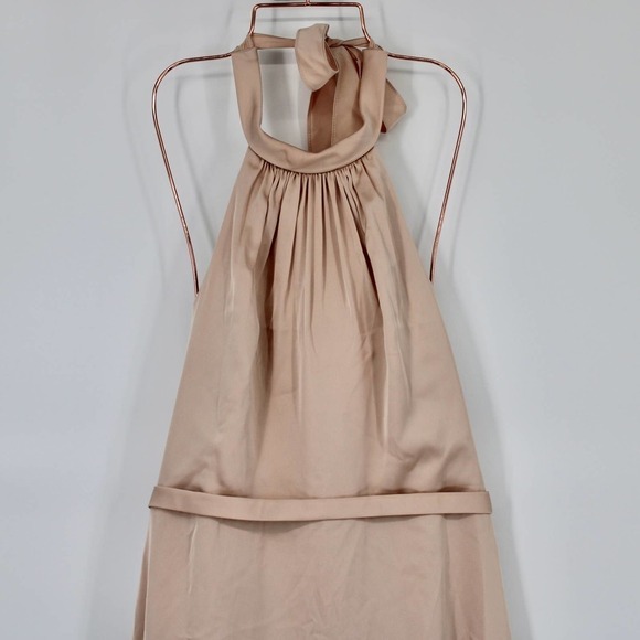 AZAZIE Delmar A Line Floor Length Dress Women’s Size A12 in English Rose NEW - Picture 2 of 7
